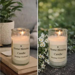 Spiritual Prayer Candle Collection – Blessing, Protection & Energy Cleansing