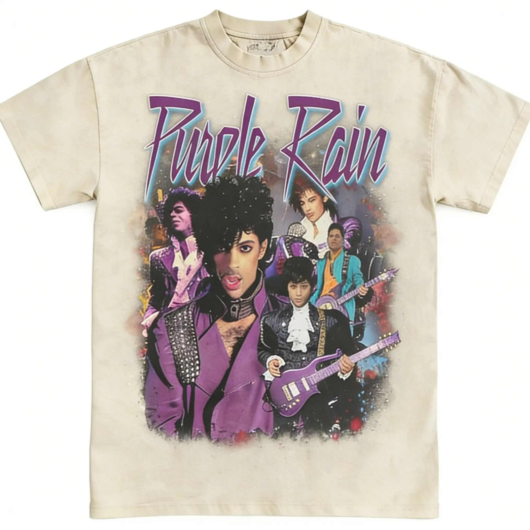 Washed T-shirt-Apricot