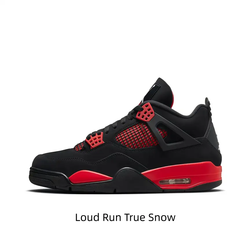 This bold black and red sneaker works incredibly well with casual shorts and creates striking street outfits that easily catch people’s eyes outdoors.