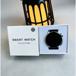 Silver LX301 High-End Round Dial Smartwatch
