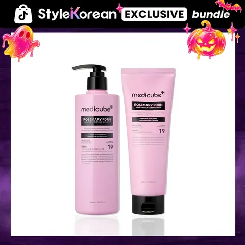 [Official Medicube Partner] Rosemary PDRN Shampoo and Conditioner Set for Dry, Fine, Weak-Looking Hair | Amino Acid for Strength & Softness, Halloween, Holiday Gift, Black Friday, Deals