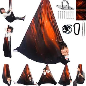 Sensory Swing for  Indoor and Outdoor  Cuddle Swing Snuggle Hammock Chair Holds up to 300 lbs with Hardware Hanger Kit For Aspergers