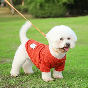 Pet Clothes Warm Sweater for Bichon Teddy Dogs, Autumn Winter Knitted Bottom Layer, Cozy Puppy Dog Clothing for Cold Weather