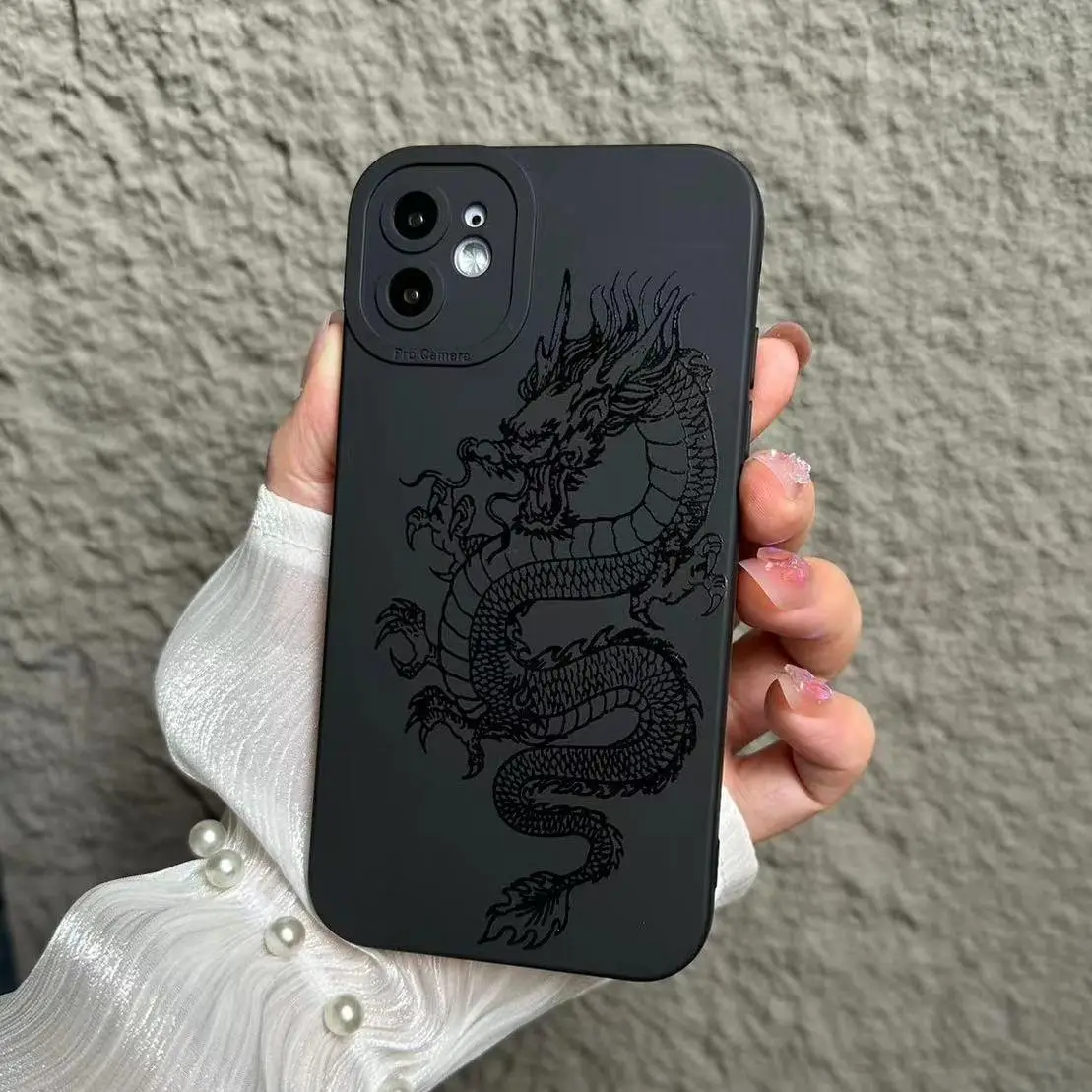Fashion Dragon Pattern Phone Case, Summer Full Body Anti-fall Decorative Phone Protector for Phones, Shockproof Phone Cases Compatible with iPhone 11
