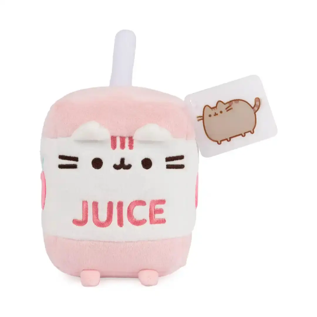 GUND Pusheen Juice Box Cat 6" Stuffed Toy, Ultra-Soft Materials, Unisex, Surface-Washable, House Decoration, Protected in Protective Poly Bag