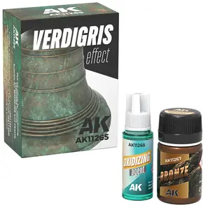 AK Interactive - Kit - Verdigris Effect (35ml+18ml) AK11265
