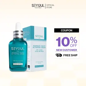 Seyoul Advanced Youth Activating Serum, 10% Niacinamide + Arbutin, Glycerin-Infused Hydrating Tone-Refining Serum for Daily Sensitive & All Skin Types (50ml)