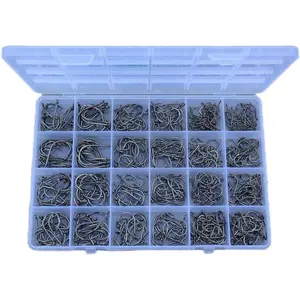 Fishing Hooks Freshwater Saltwater Fish Hooks Bulk Fishing Hooks Set Worm Catfish Hooks Fish Gear Equipment Supplies