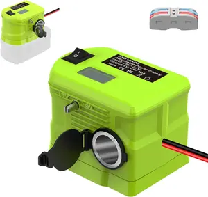 For Ryobi 18V To 12V Step Down Power Wheel DIY Battery Adapter, With Cigarette Lighter Connector For Car, Suitable For Most 12V In-Vehicle Devices (Excluding the battery)