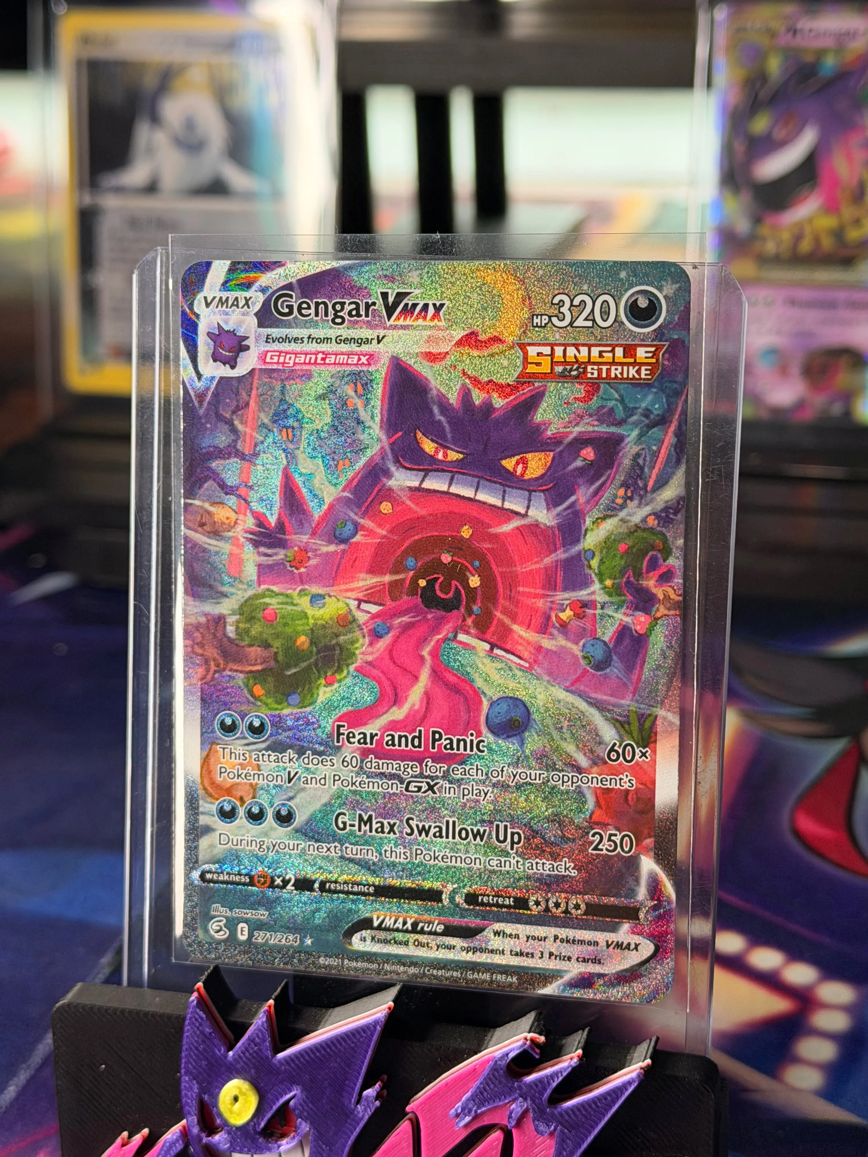 Gengar VMax Alt Art 271 Fusion Strike - NM
