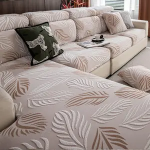 1PC Nordic - Simple Style Sofa Cover, Sofa Couch Covers, Breathable & Skin - Friendly, Anti - Slip & No Shifting, Stain - Resistant, Soft & Comfortable, Wear - Resistant & Scratch - Resistant, Dust - Proof, Machine - Washable, Pet - Scratch - Proof