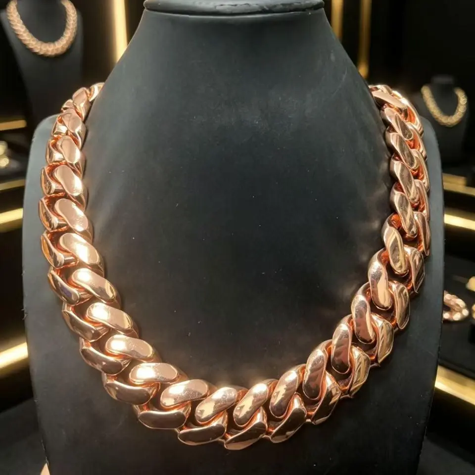 M2-9097 Hip Hop Cuban Link Chain | Cool Street Wear Jewelry For Daily Match summerwins