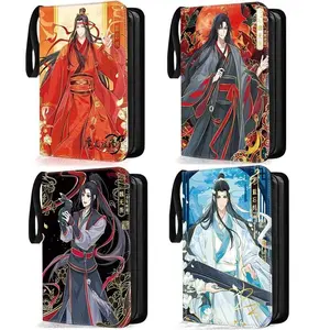400/900pcs Mo Dao Zu Shi Card Album Book Folder 4/9 Card Slots Collections Zipper Double Pocket Zipper Card Binder Holder