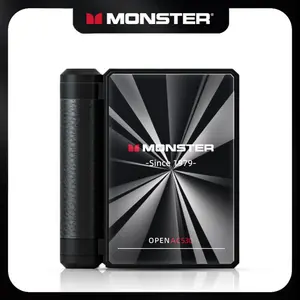 Monster Ear Buds - Headphones Bluetooth with Dual-Fold Design, Noise Isolation - 145H Playtime Wireless Earbuds Bluetooth 6.0, IPX5 Waterproof & Sweatproof Wireless Headphones, Headset Ideal Traveling Gadgets & Electronic Gifts for Men and Women