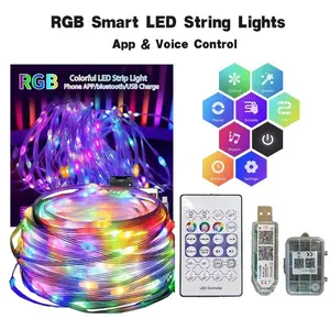 RGB Phantom LED Light - Intelligent Point-Controlled Voice-App, Waterproof, Sun Resistance, Ideal for Indoors & Outdoors, Music Sync LED Strip,Halloween gifts