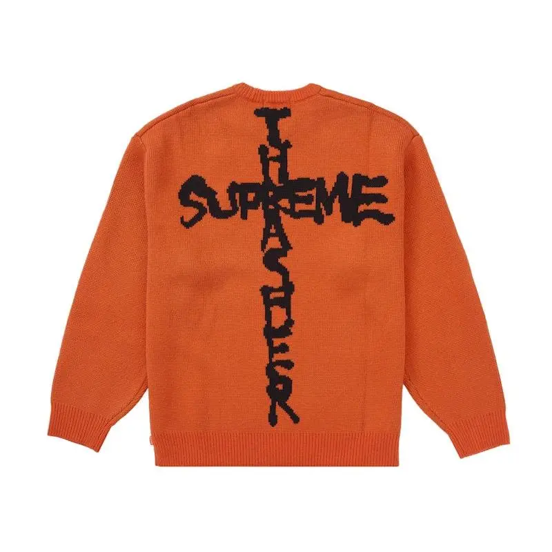 supreme pinstripe crewneck - TikTok Shop