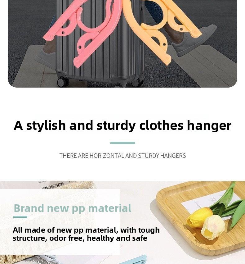 Multifunctional foldable clothes hanger