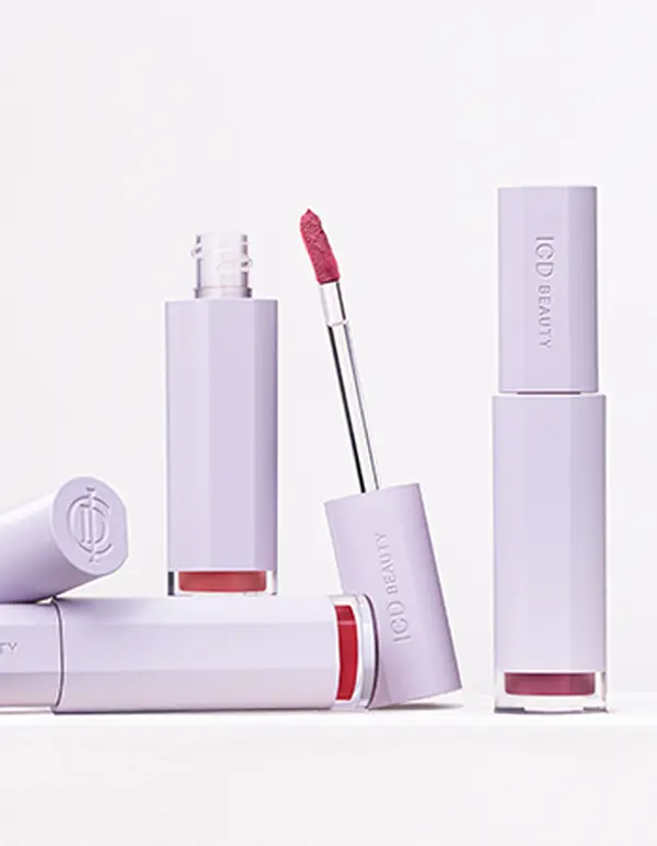 ICD Makeup Butter Lip Tint - Velvet Matte Lipstick, Hyaluronic Acid Moisturizer for Lip Care, Hydrating Daily Cosmetic