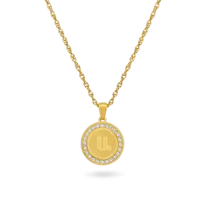 Armenian Initial Stone Necklace