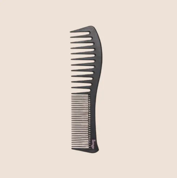 L'ANGE HAIR - Carbon Fiber Comb Dual Ended, Detangling Hair Brush, Durable Hairdressing Comb, Hair Styling Combs