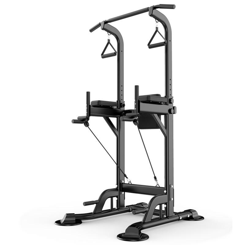 Power Tower Dip Station Pull Up Bar for Home Gym Multi-Function Adjustable Height Strength Training Workout Equipment