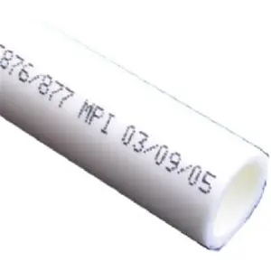 212 MAIN Cash Acme U855W5 White Type B PEX Stick - 0.38 in. Rigid Copper Tube, 5 ft. High Pressure Hose with Quick Connect Brass Fittings for Hot Water Pipes, Boating Water Sports
