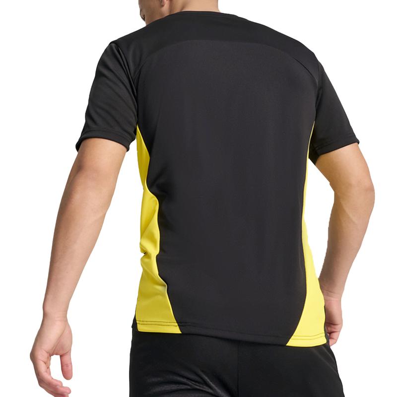 PUMA Mens Bvb Crew Neck Short Sleeve Jersey Casual - Black