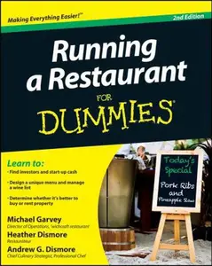 USED-Running a Restaurant for Dummies by Garvey, Michael (Paperback)