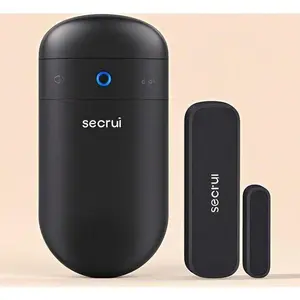 Wireless Entry Alert System, Adjustable Volume Door Chime with 400ft Range, Easy Installation Motion Sensor Alarm, 52 Melodies Chime for Home Business Security, Black Durable Open Reminder adjustable  door  hinge