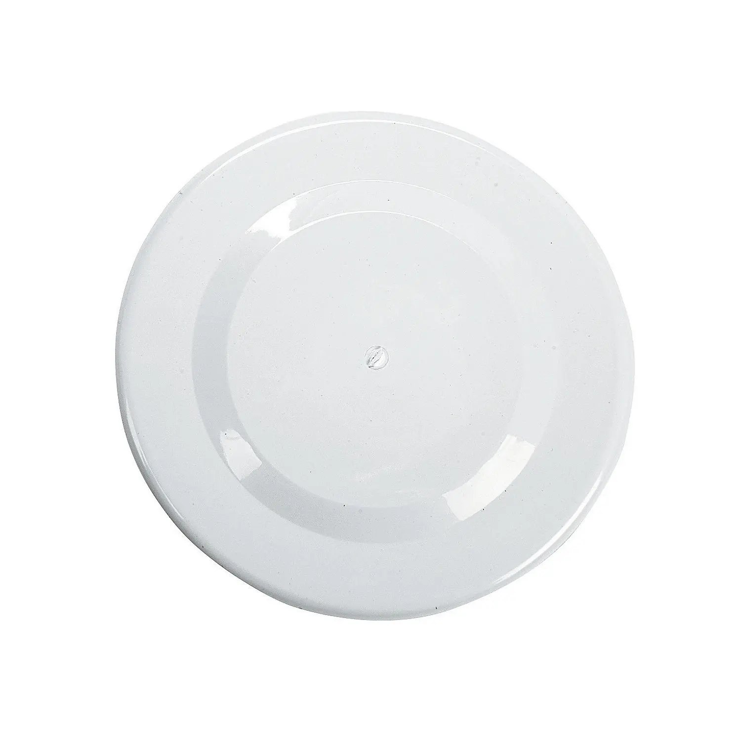 24-Pc 7" Lightweight White Plastic Flying Discs - DIY Paintable Smooth Surface Set for Outdoor Sports Day, Artsy Fun Group Projects, Birthday Party Crafts, Unisex Youth