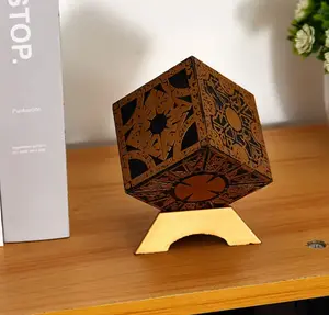 Hellraiser Puzzle Box Functional, Lament Configuration with Base, Puzzle Cube Detachable Decoration,souvenir,Graduation season gifts,teacher appreciation gifts 2026,bedroom decor,boyfriend birthday gift