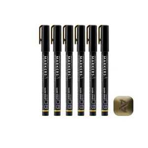 Metallic Series Markers Dark Gold (Set of 6)