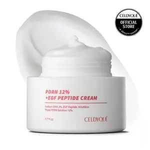 PDRN 120,000ppm + EGF Peptide Cream – Post-Microneedling Recovery | Volufiline + Hyaluronic Acid | K-Beauty Anti-Aging Moisturizer | CELDYQUE