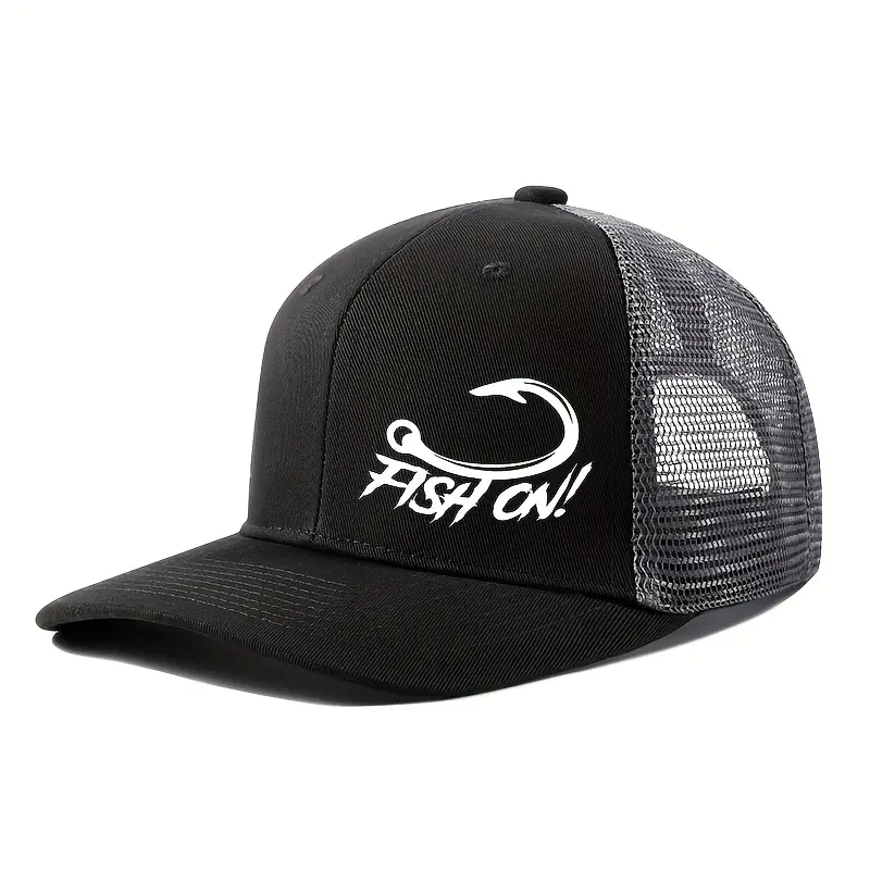 Cooling Mesh Snapback Baseball Cap for Fishing White Mesh Hat Quick Dry Cooling Cap Sports Fishing Outdoor  main image 2