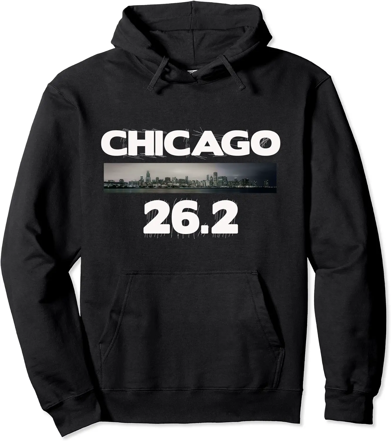 Chicago 26.2 miles Marathon Runner T-Shirt Running Tee Pullover Hoodie - Dakotamc Shop 45B082HHCKDL