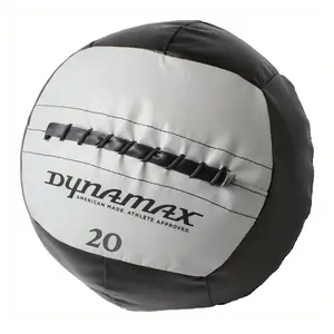 Dynamax Exercise Medicine Ball 20 Pounds for Strength and Core Training - Black/Gray