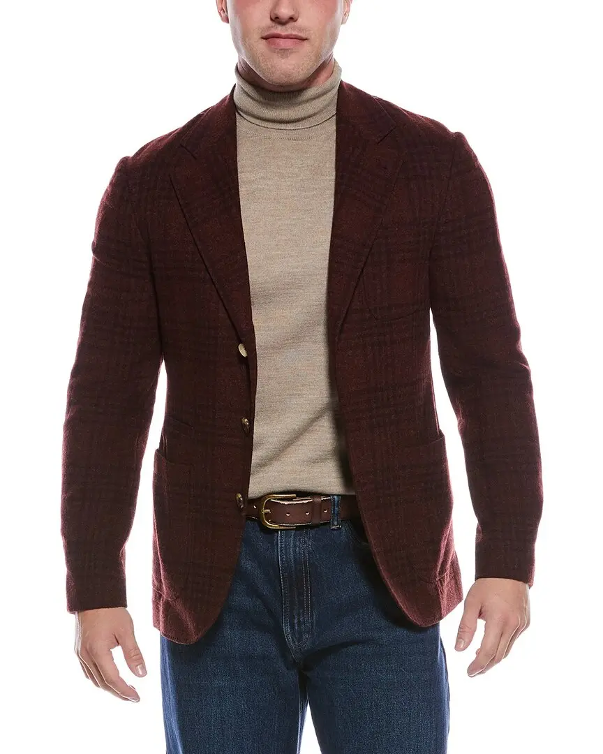 Brunello Cucinelli Wool, Silk & Cashmere-Blend Blazer