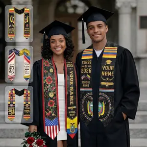 Personalized Ecuadorians American Graduation Sash 2026, Ecuadorians Graduation Stole Custom, Ecuador Graduation Sash, Ecuador Flag Stoles