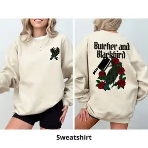 Butcher and Blackbird Booktrovert Bookish Hoodie Dark Academia Hoodie Born to Read Bookish things Enemies to lovers Romantasy Bookworm