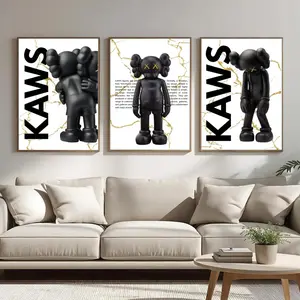KAWS Style Wall Art Set, Street Art Prints, Hypebeast Decor (Digital Download)