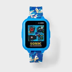Boys' Sonic the Hedgehog Light Up Interactive Watch - Blue