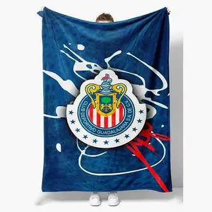 Chivas Club Deportivo Guadalajara Blanket V4 Mexican Football fan Blanket, Christmas Gifts, Gift For Friends, Made in US