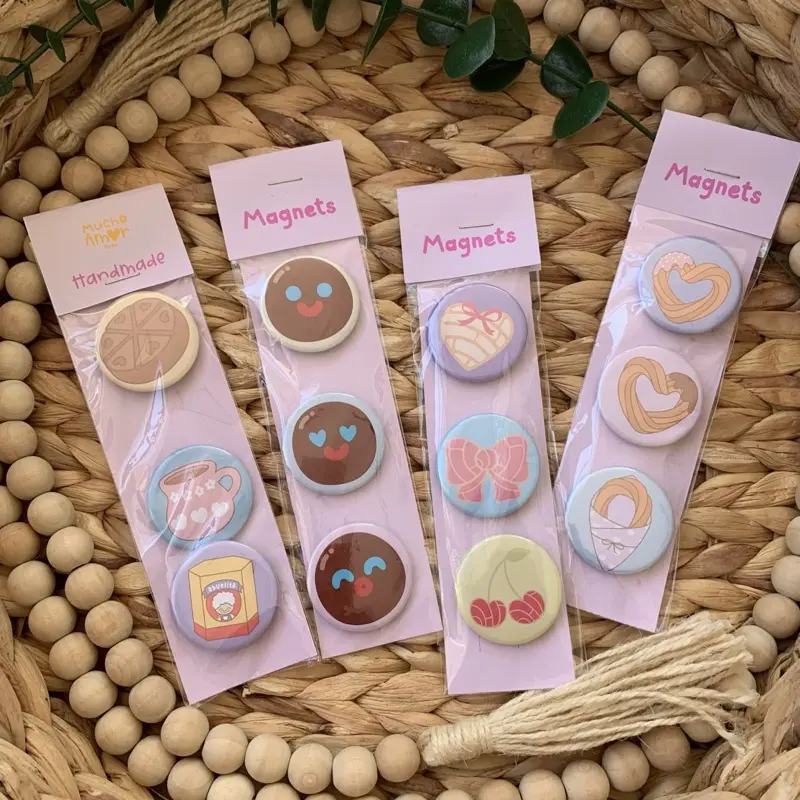 Mexican Magnets - Handmade Decorative Magnetic Ornaments for Kitchen or Bathroom
