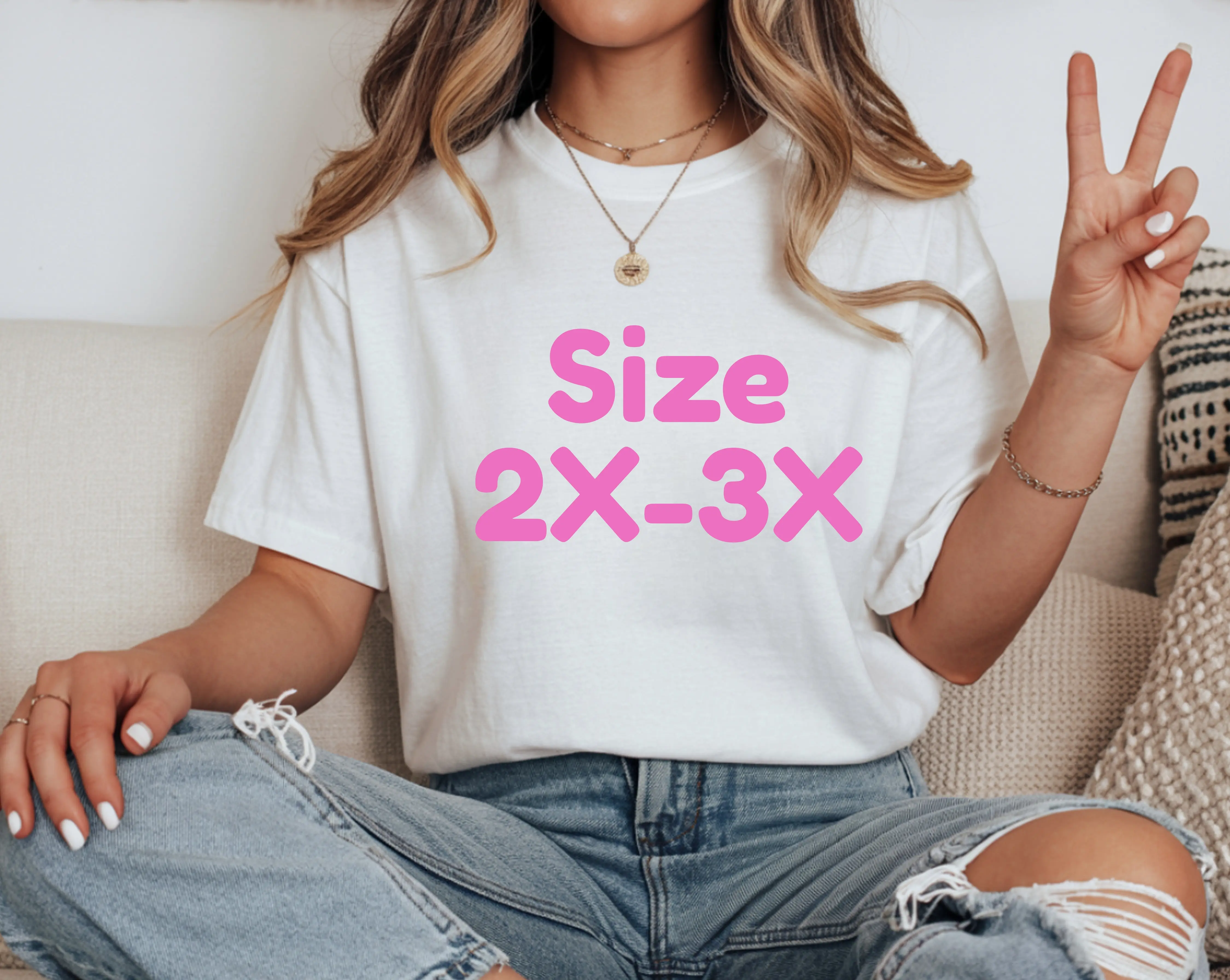 Live Build Your Own Gildan Tshirt - Size 2X-3X Cotton Top with Custom Transfer Option