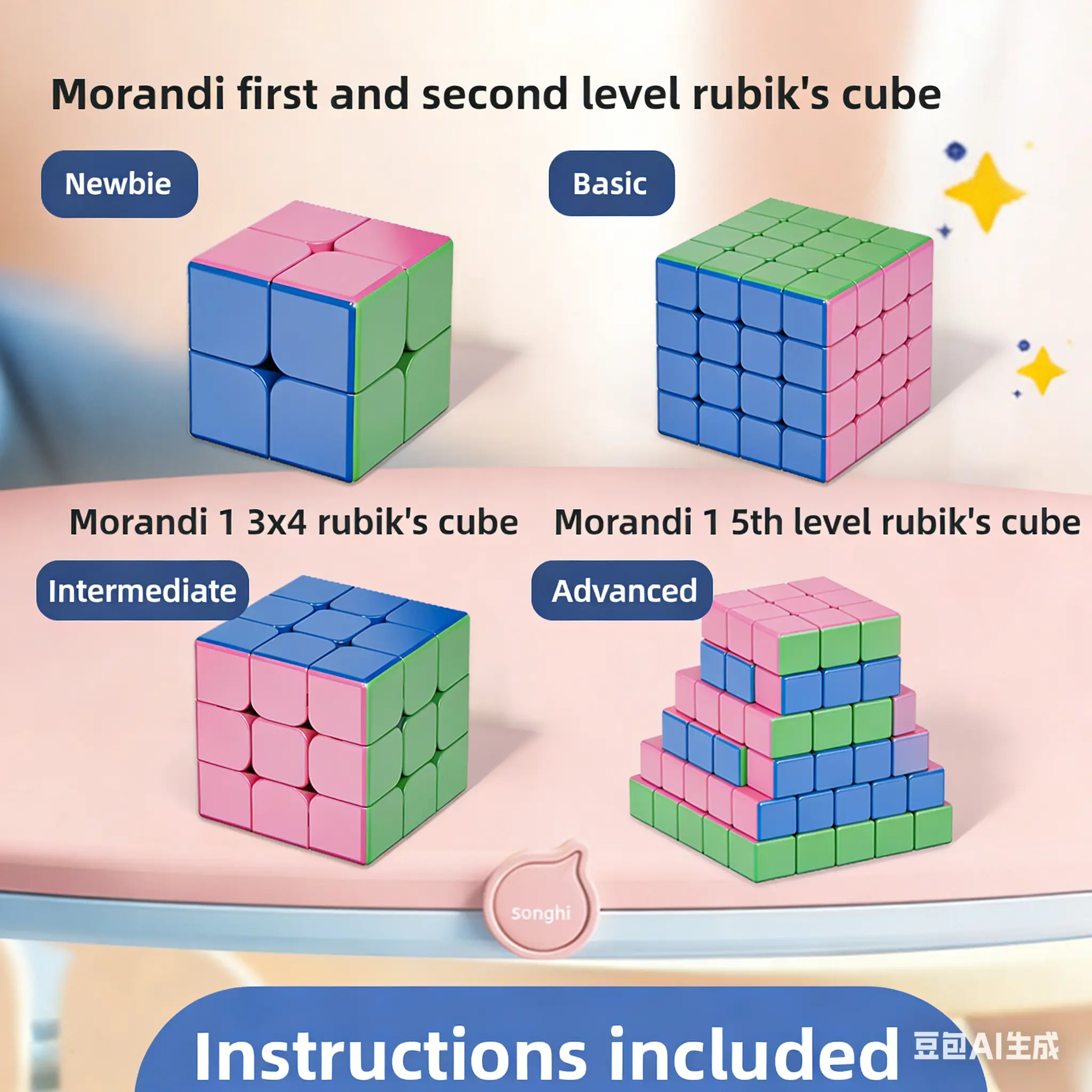 4pcs (2nd order+3rd order+4th order+5th order)