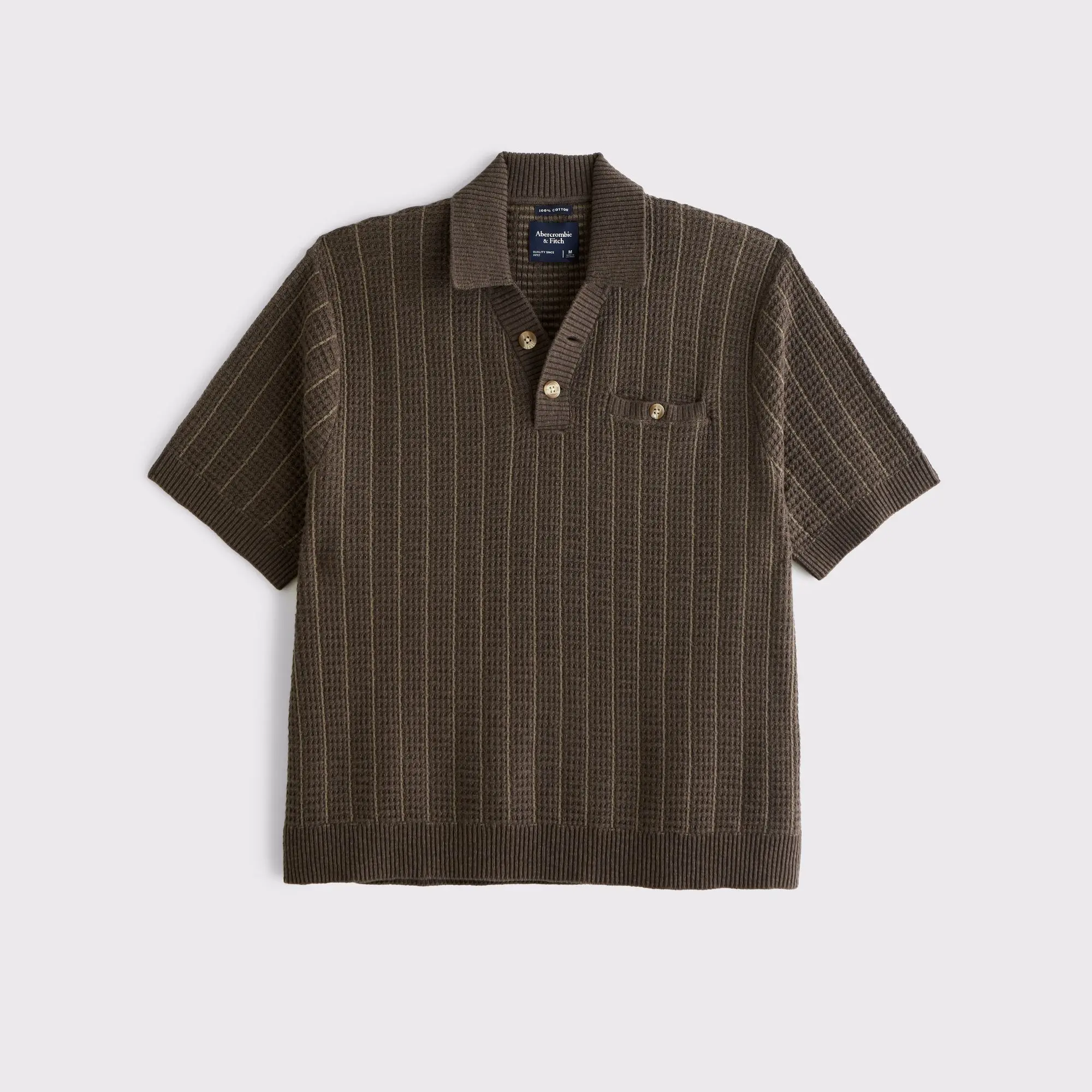 Abercrombie & Fitch 100% Cotton 2-Button Sweater Polo