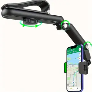 Multi-functional Vehicle Bracket Sun Visor Backseat Camera Kitchen Table Top Rotation Adjustable Car Mobile Phone Bracket Vehicle Navigation Bracket