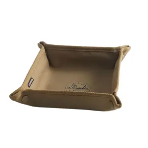 Outdoor Camping Storage Box Camping Portable Folding Square Sundry Storage Tray