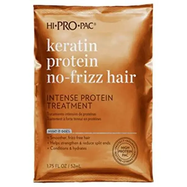 Hi-Pro-Pac Keratin Replenish Hair Masque - High Protein Moisturizer with Keratin Blend for Frizz Control, Strengthening & Repair, 1.75 fl oz, Hair Masks, Protein-Rich, Contains-Keratin