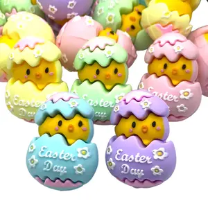 1pc One Cute Chick 3D Silicone Focal Beads - Happy Easter Craft & Beading DIY